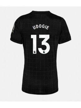 Tottenham Hotspur Destiny Udogie #13 Replika Borta Kläder Dam 2025-26 Kortärmad